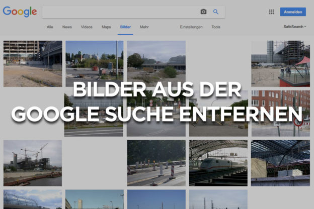 Bilder aus der Google Suche entfernen