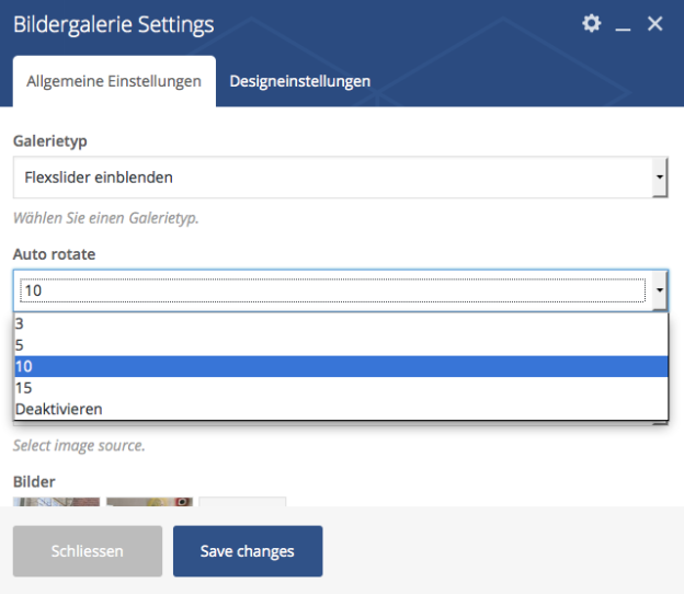 Wordpress: Slider Interval anpassen (WPBakery Page Builder / Visual Composer)