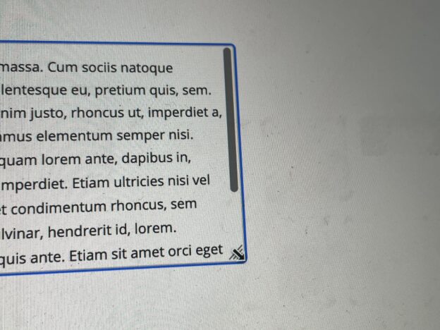 Textfeld Größe definieren